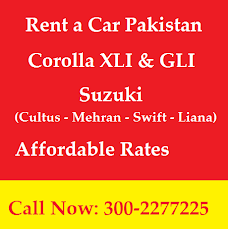 Rent A Car Service Pakistan karachi