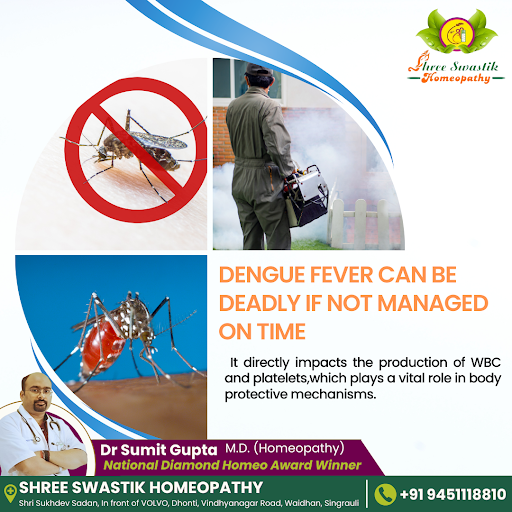 Dengue fever can be deadly if not managed promptly!It directly affects the production of white bl… post image