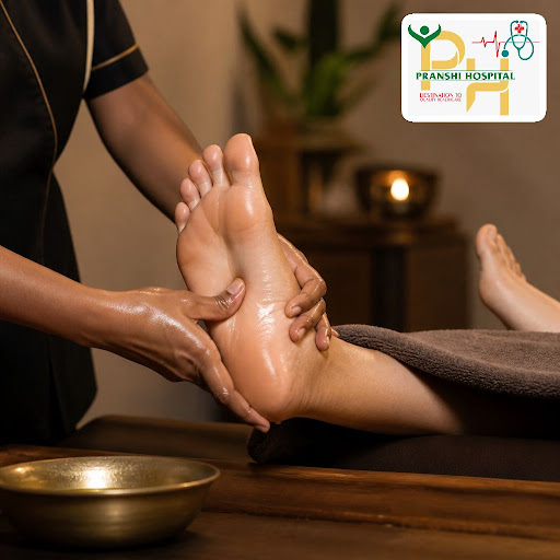 Struggling with stress, tired legs or disturbed sleep? Experience deeply relaxing Pada Abhyanga f… post image