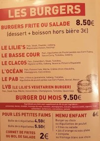 Menu Lilie’s Burger Page 3