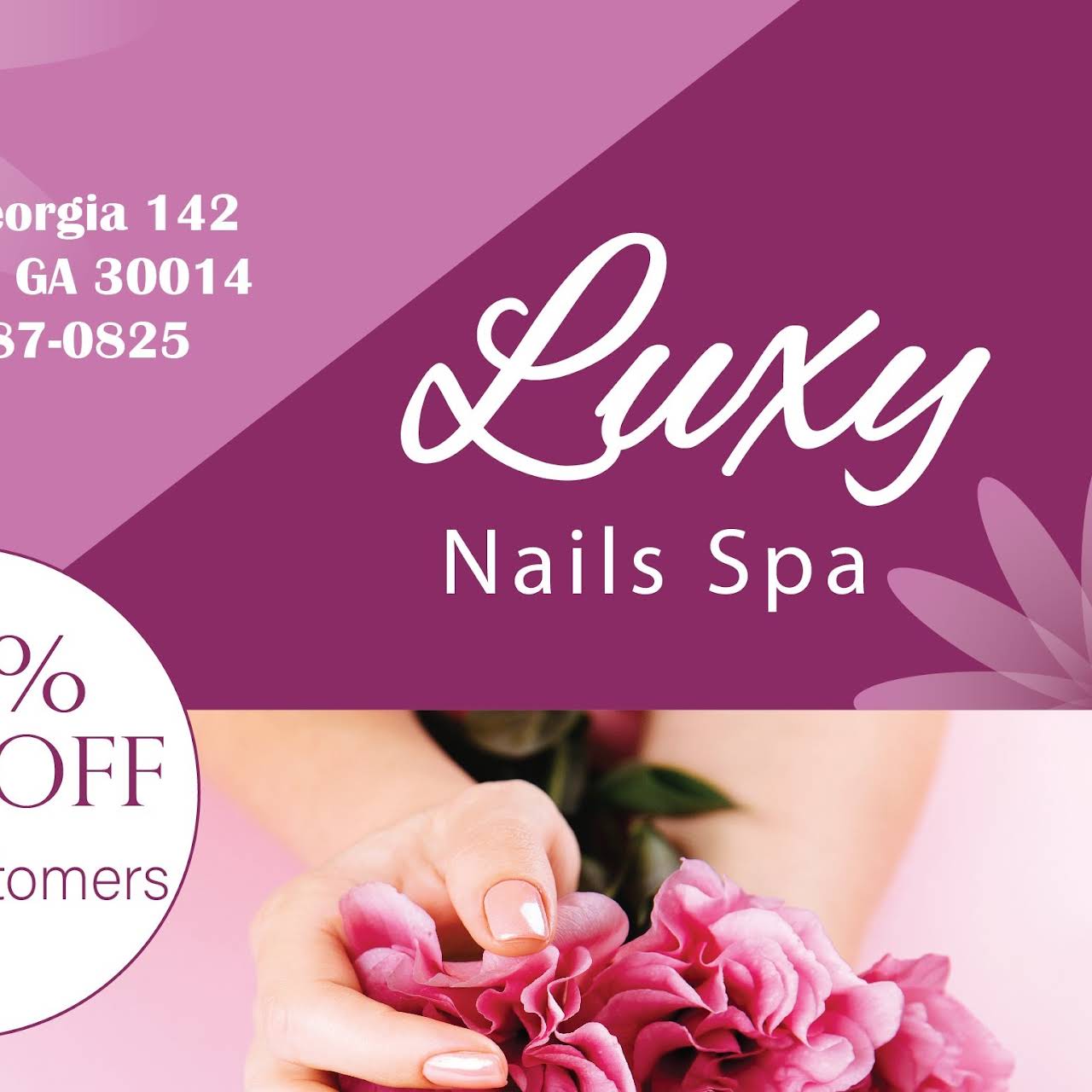 Luxy Nails Spa (10 OFF For All Services) Nail Salon in Covington