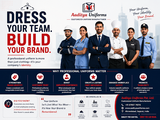 A uniform is more than just what your team wears—it's a reflection of your brand. 👔✨