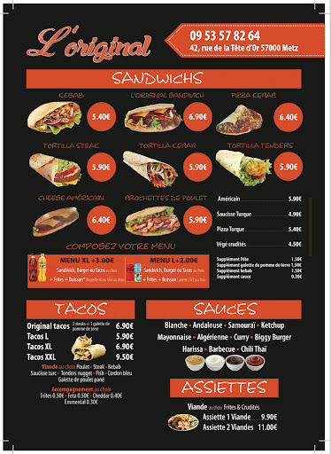 Photo 1 - L'original Tacos Burger Kebab