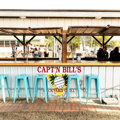 Capt'n Bill's Backyard Grill & Volleyball Facility Logo