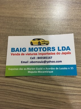 Baig Motor Lda, Author: wahab jan uyghur