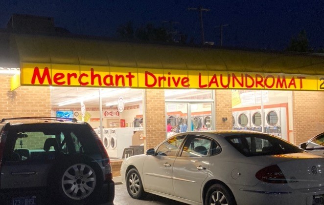 Clean laundry equipment at Merchant Drive Laundromat in Knoxville, TN
