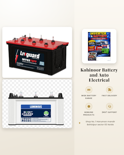 Find reliable battery options at Kohinoor Battery and Auto Electrical. Visit our battery store ne… post image