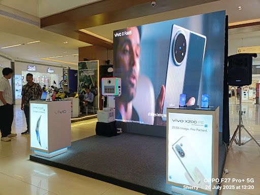 Vivo New Phone X 200 launch set-up at Capital Mall post image