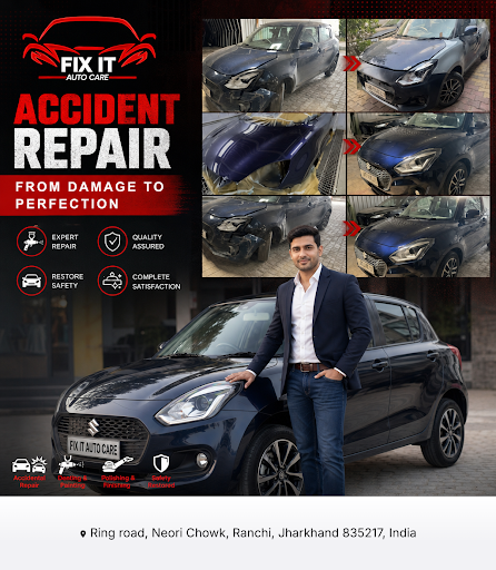 Fix It Auto Care in Ranchi specializes in accidental repair, providing expert car body repair ser… post image
