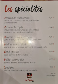 Menu La Cigogne Page 4