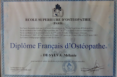 Mélanie De Sylva Ostéopathe D.O.