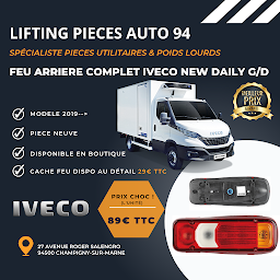 Photo n°17 de LIFTING PIÈCES AUTO 94 à Champigny-sur-Marne (Magasin d'accessoires pour poids lourds)