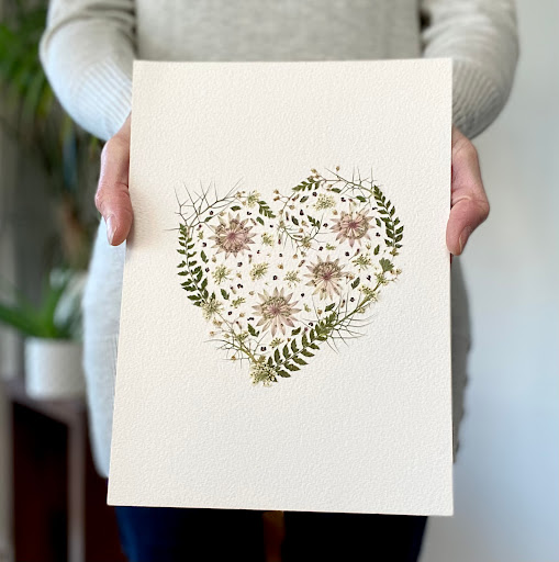 Humming B Floral Art - Thumbnail