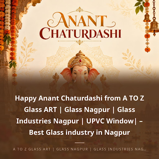 Happy Anant Chaturdashi from A TO Z Glass ART | Glass Nagpur | Glass Industries Nagpur | UPVC Win… post image