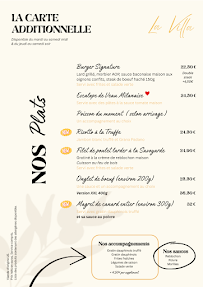 Menu Restaurant La Villa - Pizzeria & Afterwork Page 4