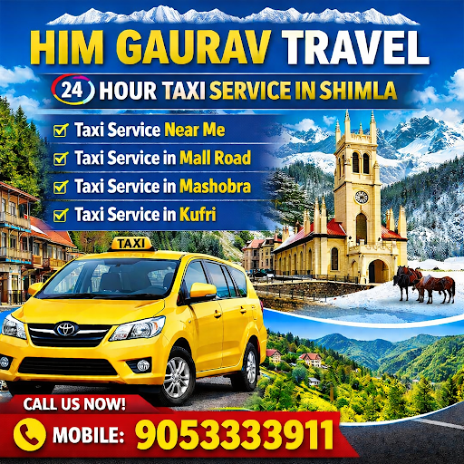 🚖 Him Gaurav Travel – 24 Hour Taxi Service in Shimla 🚖 post image