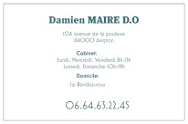 Damien Maire Ostéopathe D.O à Avignon