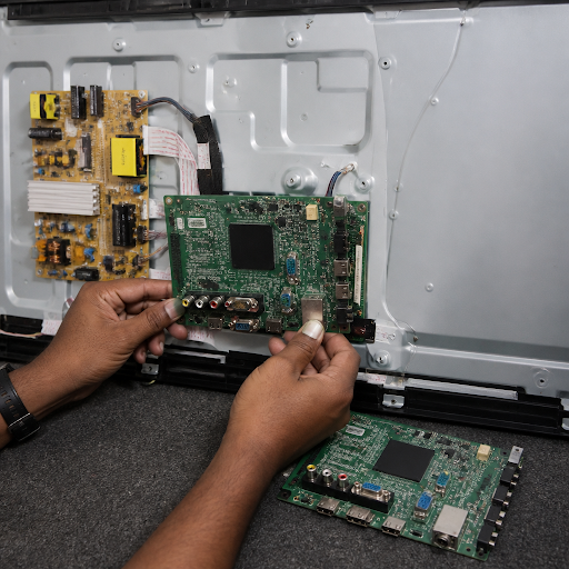 Is your LED TV not switching on, showing no display, or restarting again and again? At PG Electro… post image