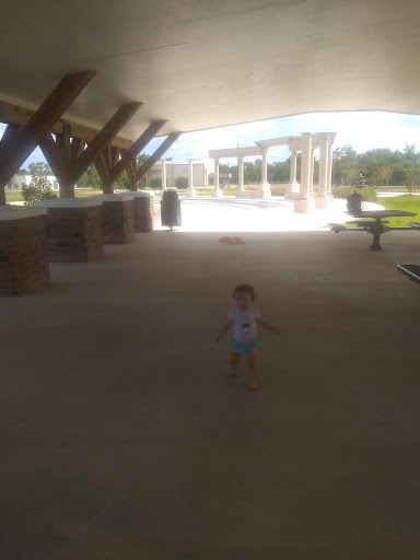 Lake Park Pavilion, Colonnade with Splash Pad - Thumbnail