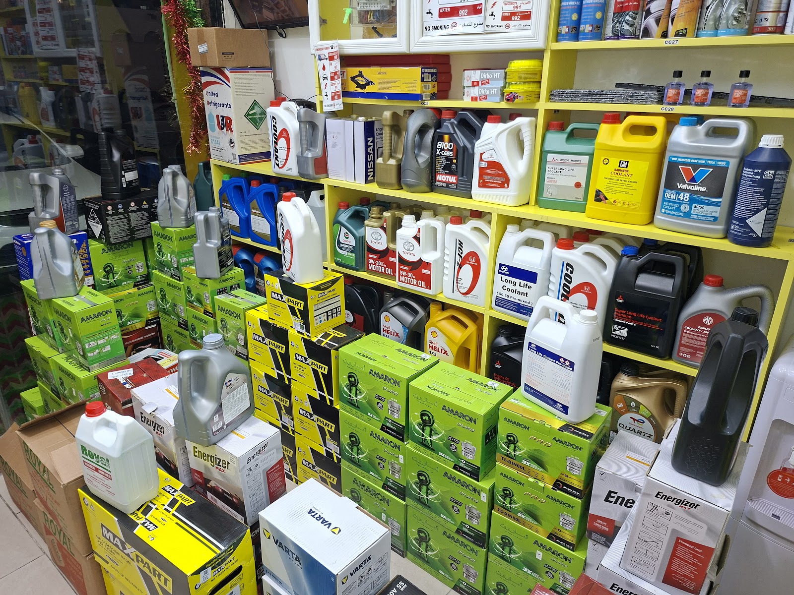 Vehicle battery point & AC Gas Refill