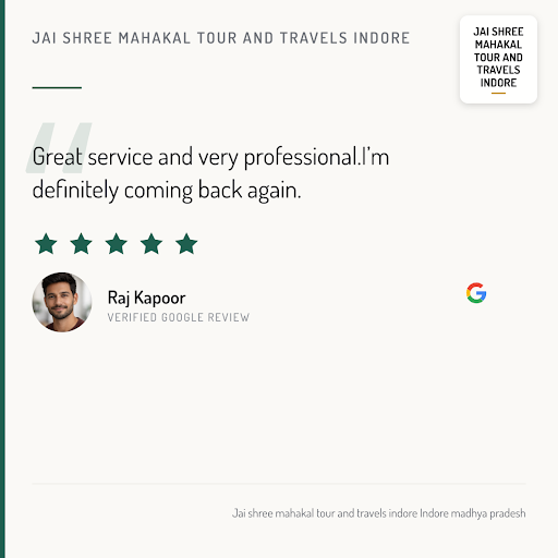 Indore's trusted taxi service, Jai Shree Mahakal Tour and Travels, exceeded Raj Kapoor's expectat… post image