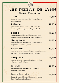 Menu Le Napoli (Les pizzas de Lynn)Maison HAUTEKEUR Page 2