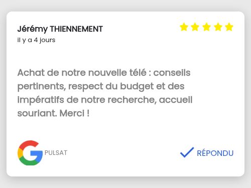 Merci beaucoup pour votre avis !