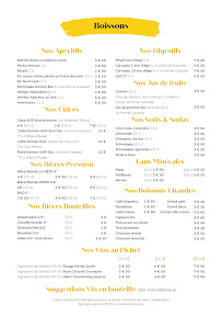 Menu Crêperie La Folie Douce à CAEN Page 1