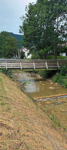 Kleine Holz Brücke-Am Lahnenwiesgraben - Thumbnail