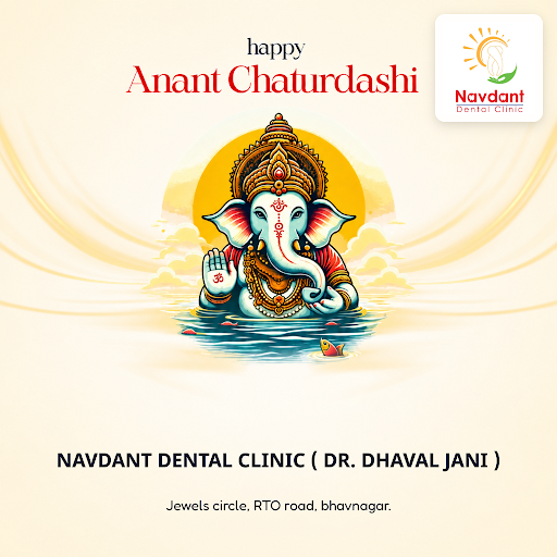 Celebrate Anant Chaturdashi with a radiant smile. Trust NAVDANT DENTAL CLINIC for expert dental a… post image