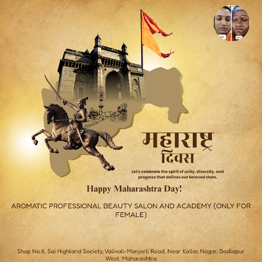 Celebrate Maharashtra Day with a touch of beauty at Aromatic Professional Beauty Salon and academ… post image