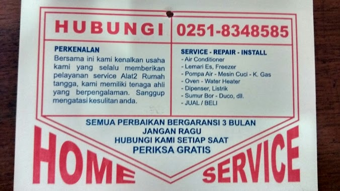 service Kulkas Ac Mesin Cuci Bogor Hastek Home Service, Author: ridwanawr