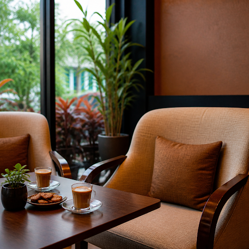 A relaxed seat can completely transform your tea break. At Hyderabad House Biriyani's and more in… post image