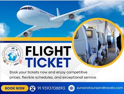 Affordable Flight Tickets at Zunaira Tours and Travels and Book your Domestic & International Fli… post image