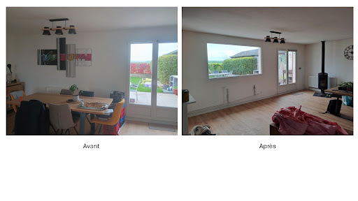 Chantier terminée : création d’une fenêtre pour...