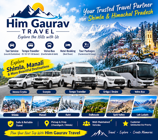 Explore Himachal Pradesh with Him Gaurav Travel 🚗🏔️ post image