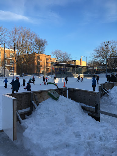 Outdoor skating rink in the Parc des Sts-Martyrs - Thumbnail
