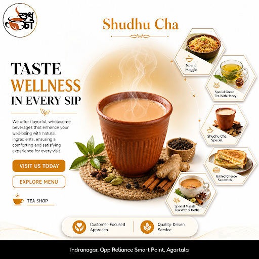 Discover authentic flavors at Shudhu Cha, your favorite tea shop serving Pahadi Maggie, Green Tea… post image