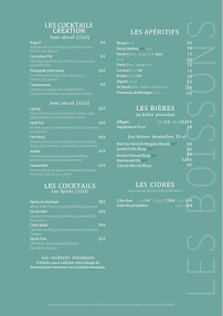 Menu La Table des Salines Restaurant - Bar - Terrasse Page 4