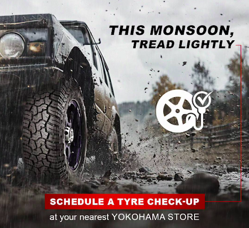 The monsoon season is here. Prioritize safety above all else. Schedule a Tyre Check up at your ne… post image