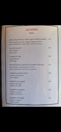 Menu IL VICOLETTO Page 1