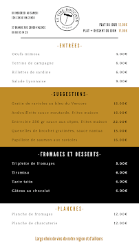 Menu Le Tire-Bouchon Page 1