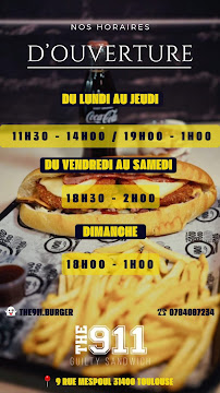 Menu THE 911 Restaurant Page 3