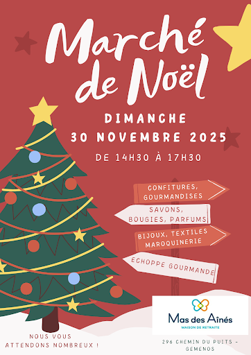 🎄Invitation au Marché de Noël de notre maison de retraite
