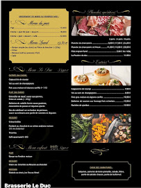 Menu Brasserie Leduc Restaurant Laon Page 2