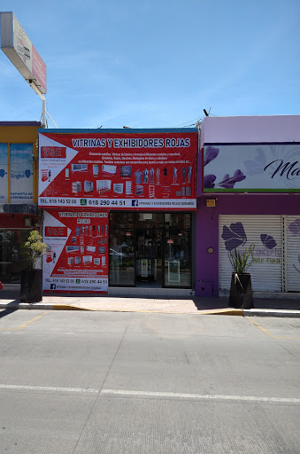 Vitrinas y Exhibidores Rojas, Durango.