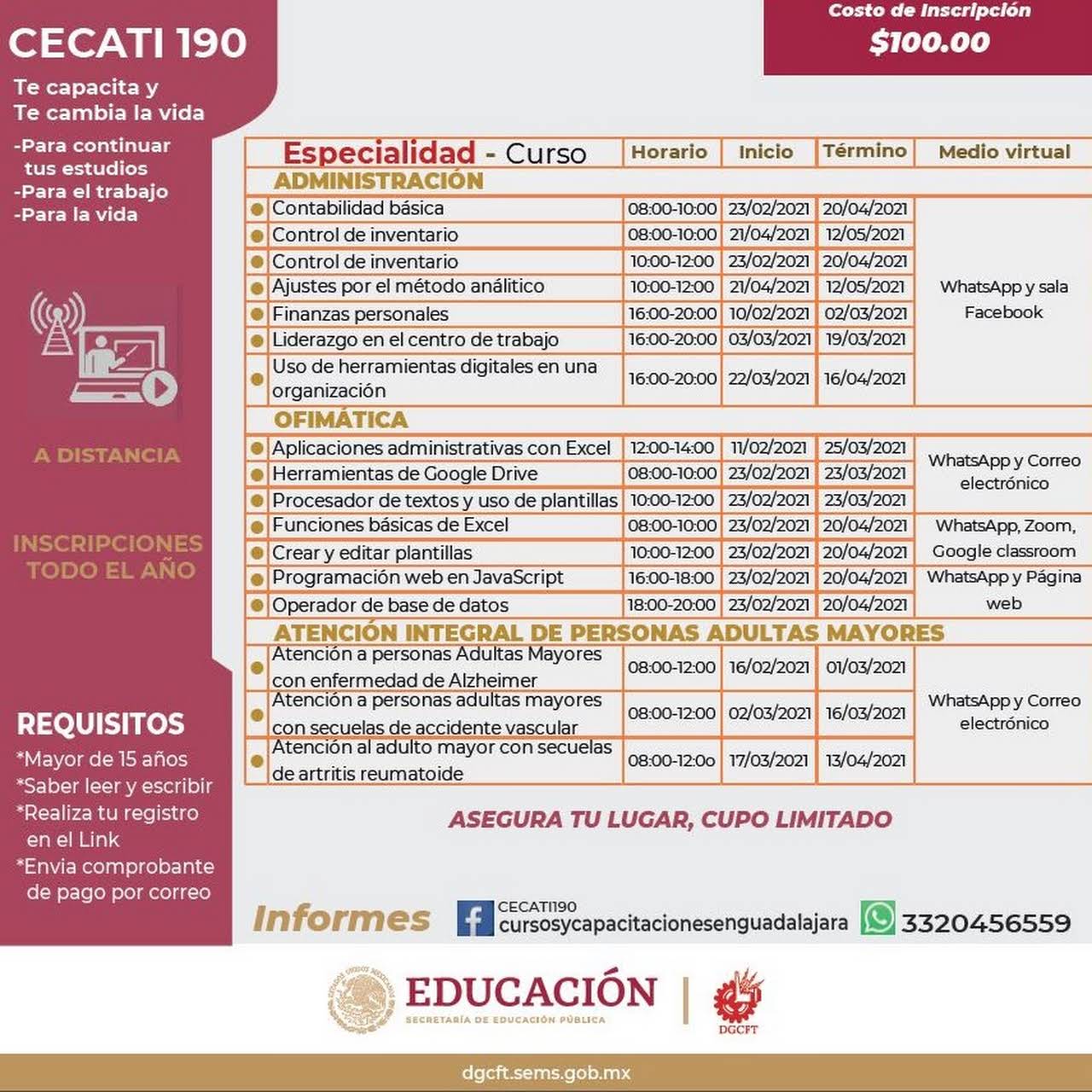 CECATI 190 Escuela en Guadalajara