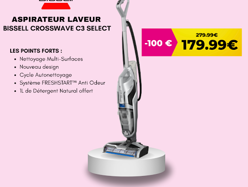 Vous avez manqué nos démonstrations au salon Vagn’Expo ?
Bonne nouvelle : il est encore temps d’en profiter ! ✨

La promotion est toujours en cours sur notre aspirateur Bissell CrossWave C3, l’allié idéal pour nettoyer et laver vos sols en un seul passage.

Retrouvez cette offre dans votre magasin :
📍 17 rue du Général de Gaulle – 88120 Vagney
📞 03 29 61 74 94
✉️ pulsat88120@orange.fr
