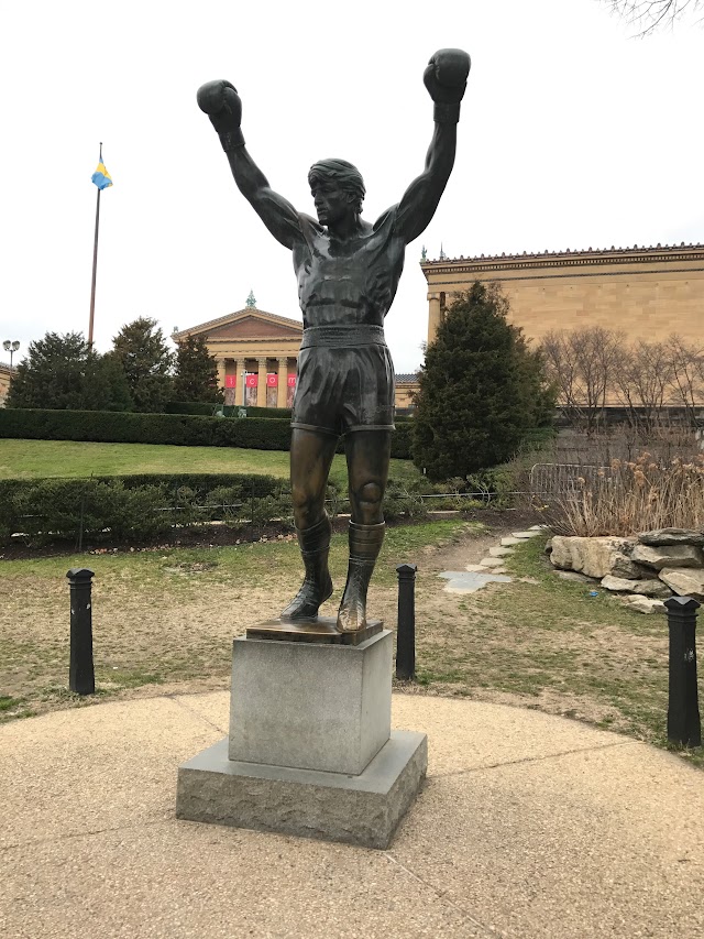 Rocky statue