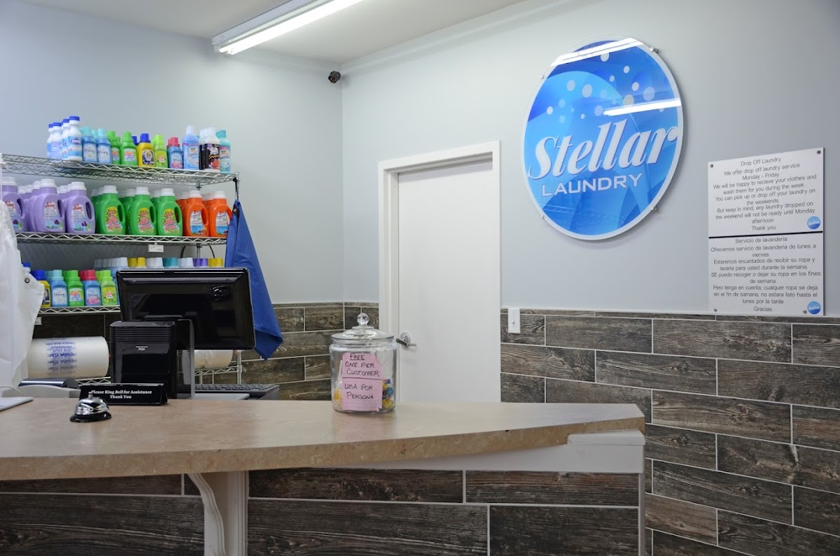 Stellar Coin Laundry storefront and entrance in Nashville